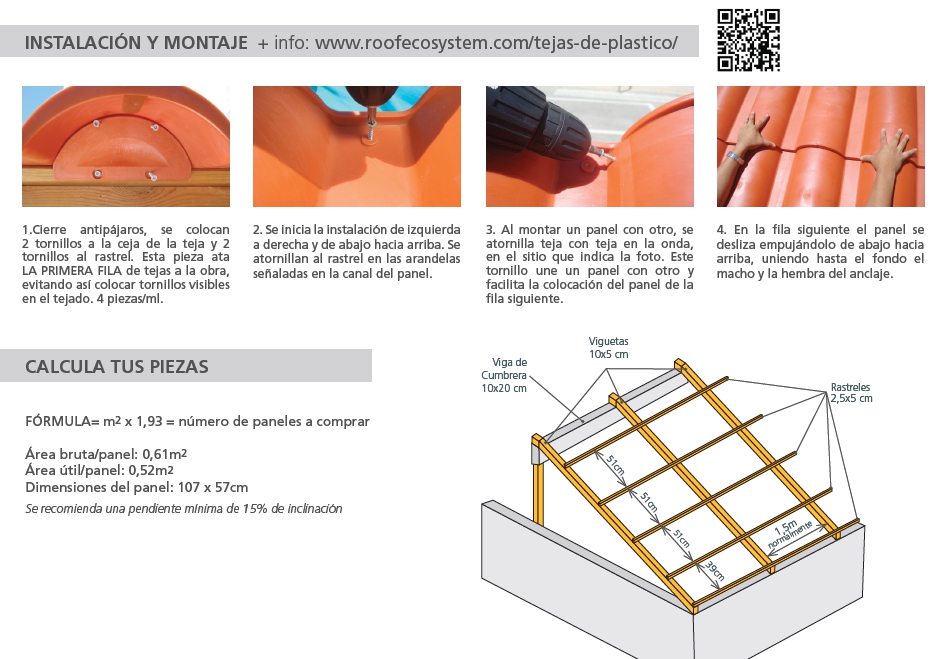 Tejados de plástico para pérgolas